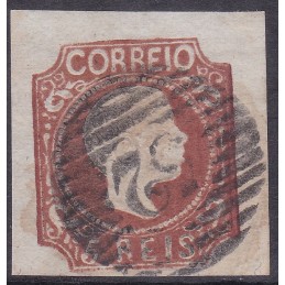 1856-58- D. Pedro V Cabelos...