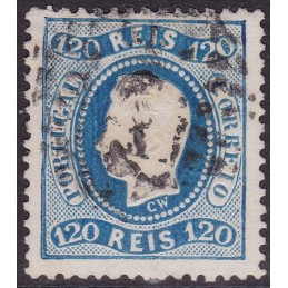 1867-70 D. Luís I - Fita...